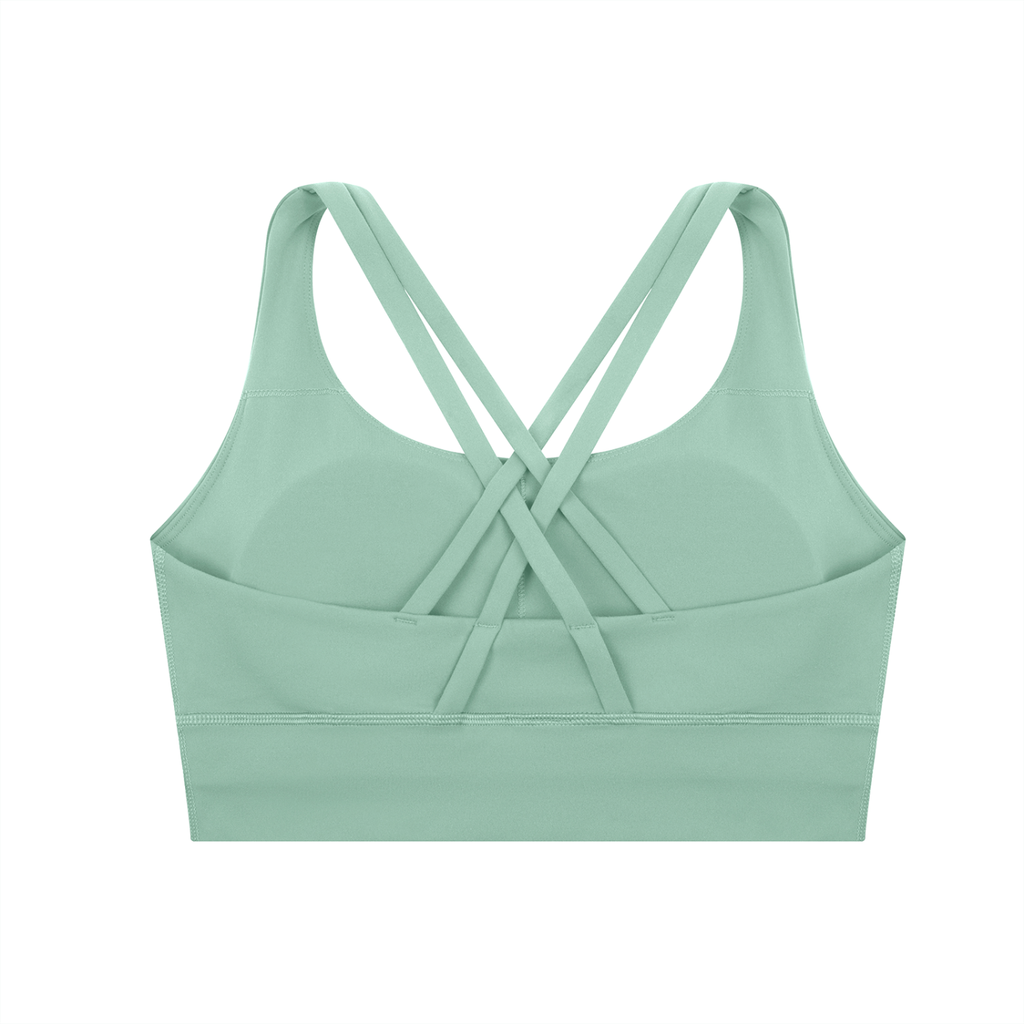 Women Strappy Criss-Cross Sports Bra