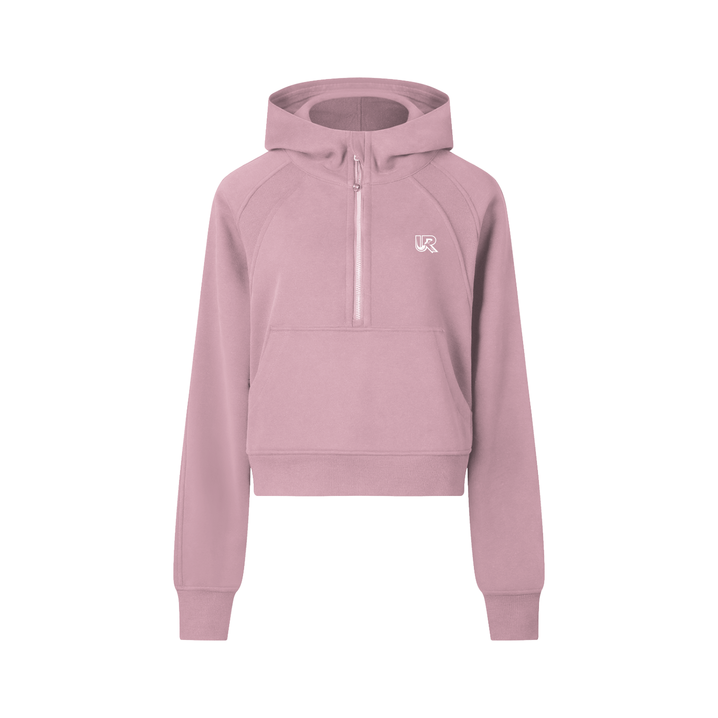 Women's Cropped Half-Zip Hoodie