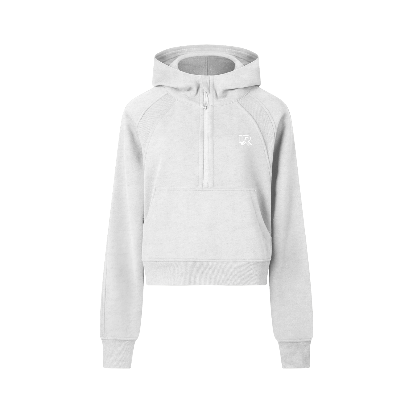 Women's Cropped Half-Zip Hoodie