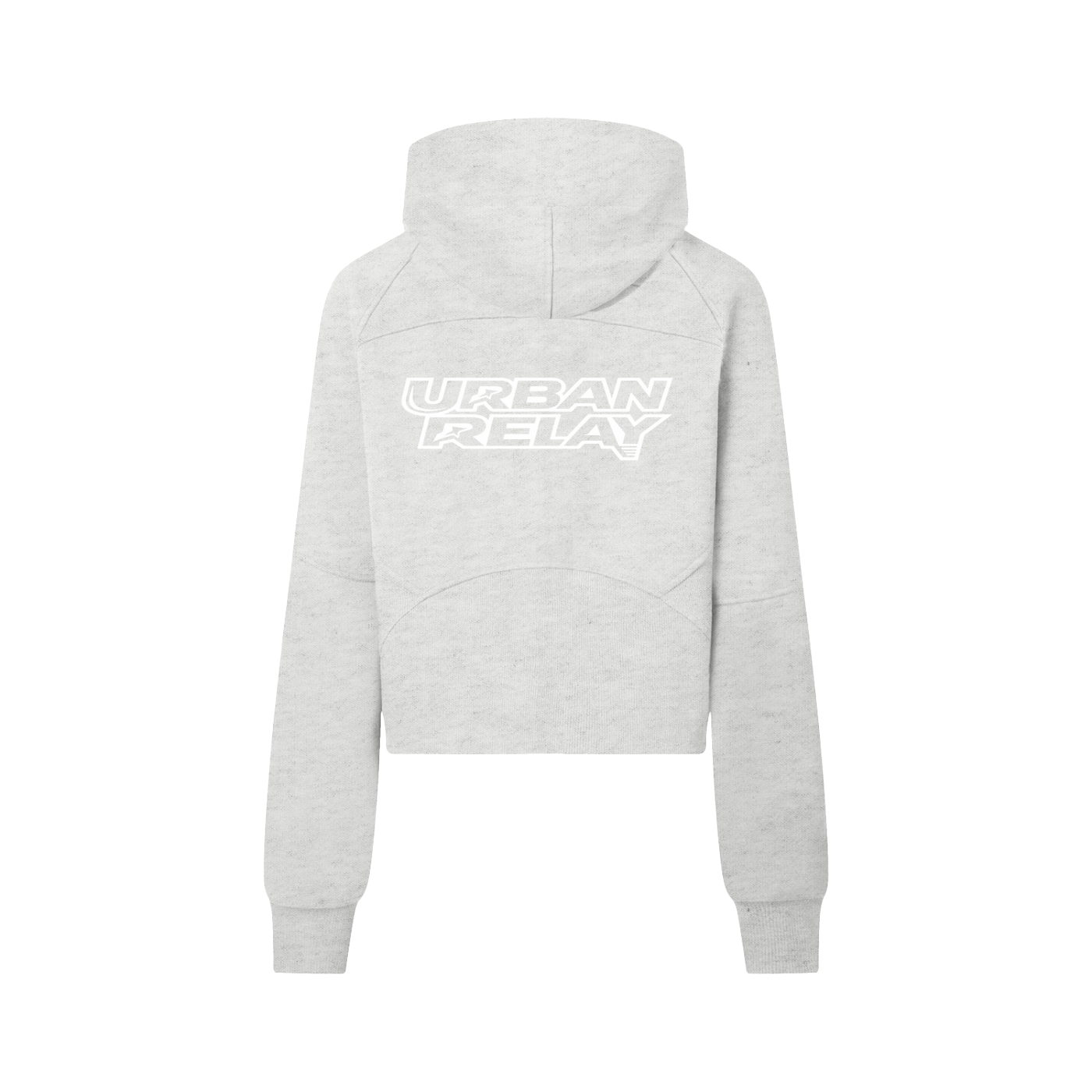 Women's Cropped Half-Zip Hoodie