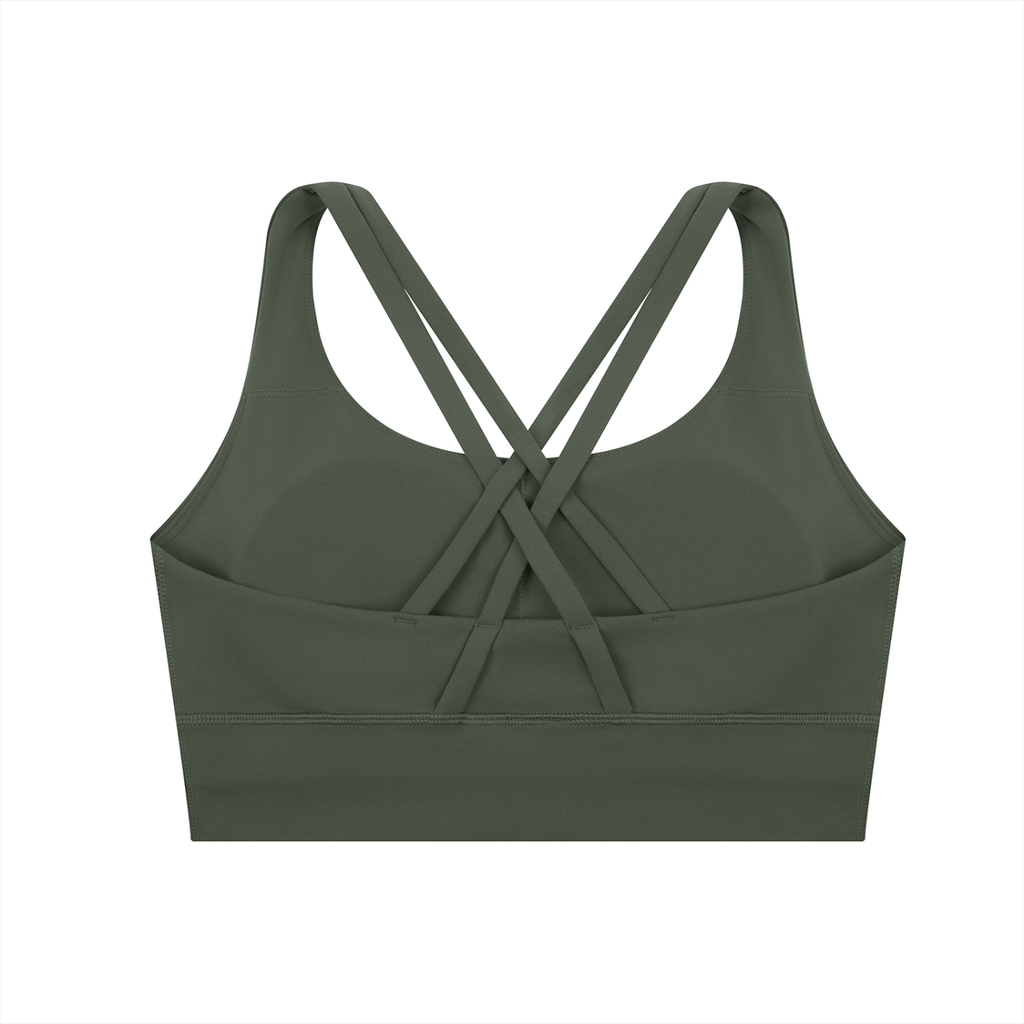 Women Strappy Criss-Cross Sports Bra