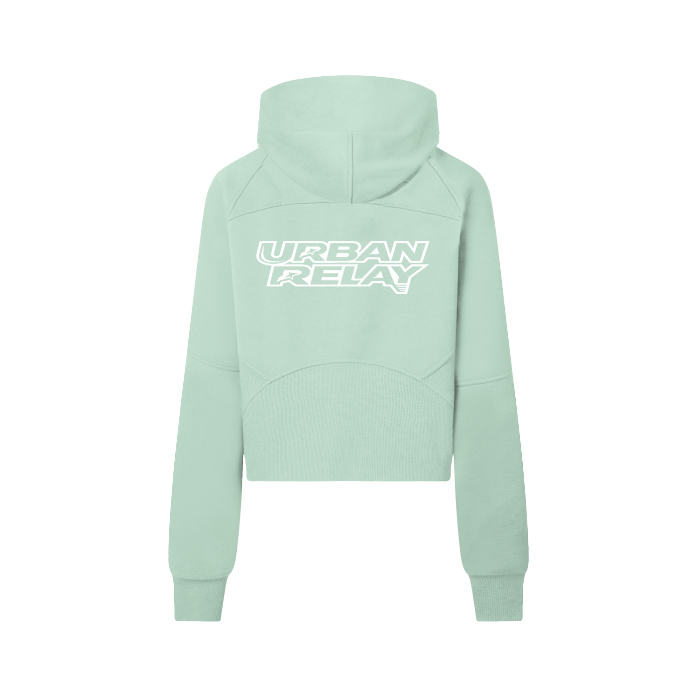 Women's Cropped Half-Zip Hoodie