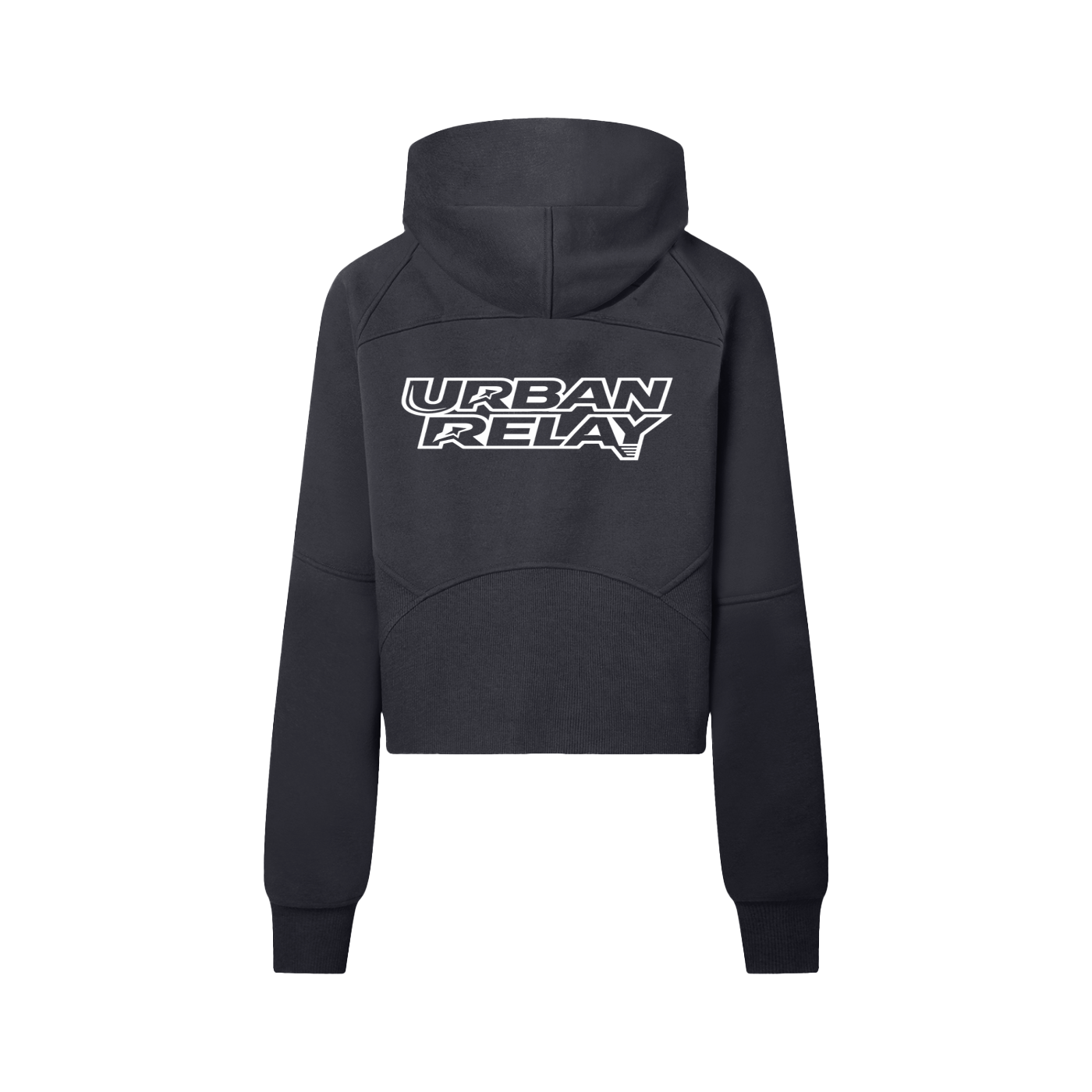 Women's Cropped Half-Zip Hoodie